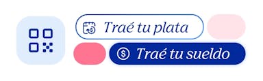 Logo Traé tu plata o tu sueldo - Pago QR